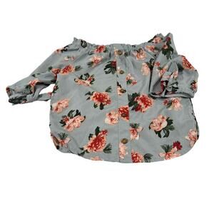 Speed Limit Toddler Girl 5T Floral Blouse